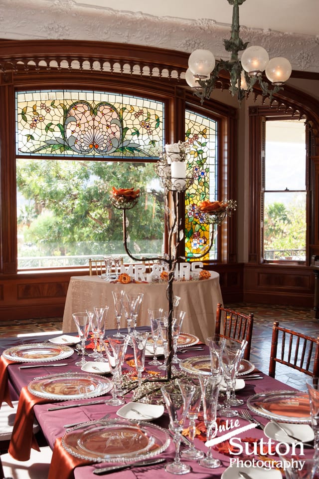 Newhall Mansion dining room interior